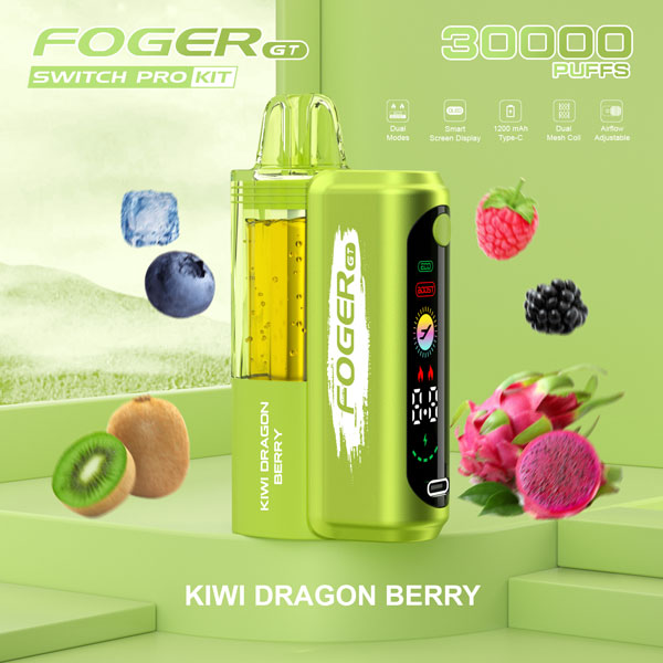 Vaper Kiwi y Fruta del Dragón | FOGER GT Switch Pro 30K