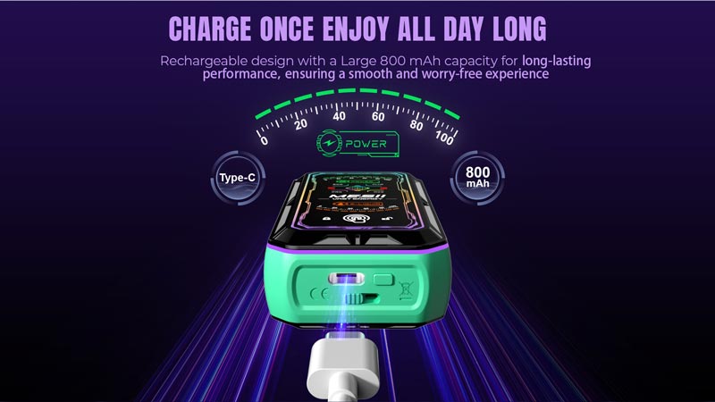 MESII Vast Energy 30K Batería de 800mAh Carga Duradera