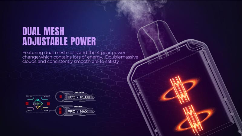 MESII Vast Energy 30K Doble Bobina de Malla con 4 Modos