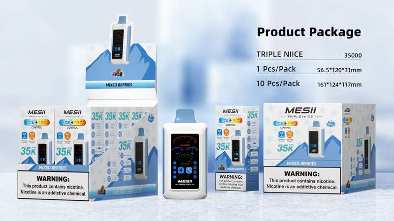 MESII Ice Nic 35K Diseño de Empaque Premium