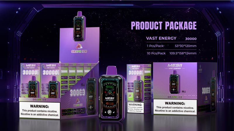 MESII Vast Energy 30K Diseño de Empaque Premium