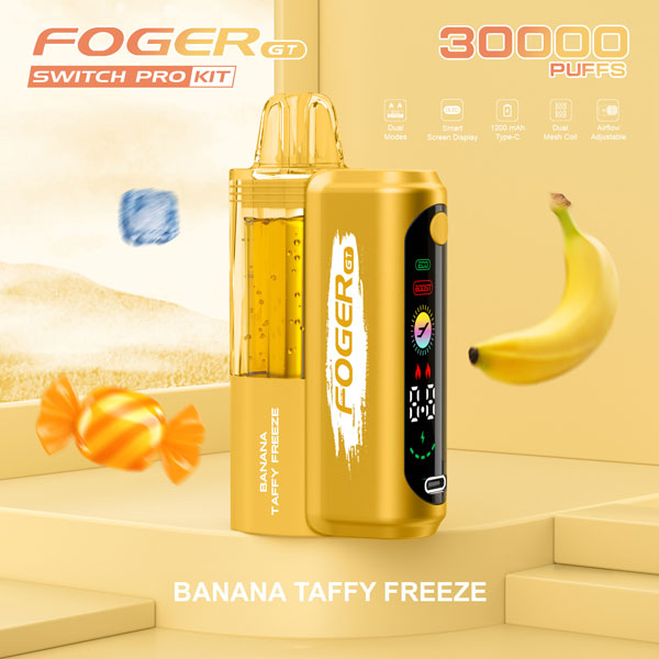 Foger GT Vape Caramelo de Plátano Congelado