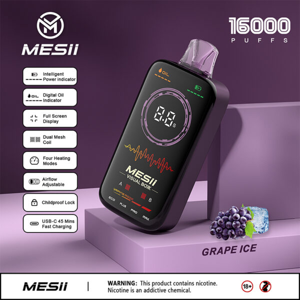 Uva Ice | Vaper al por Mayor MESII Visual Boxx 16K