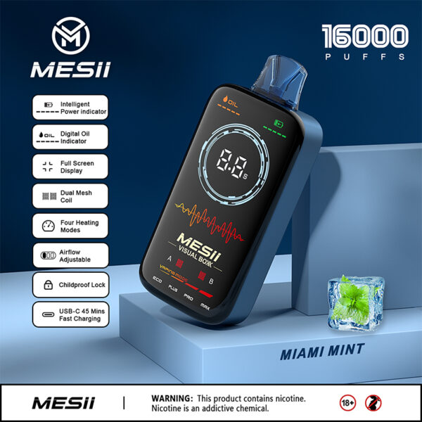 Menta Miami | Vaper al por Mayor MESII Visual Boxx 16K