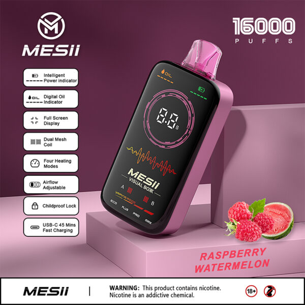 Comprar Vaper Frambuesa Sandía | Mesii Visual Boxx 16K