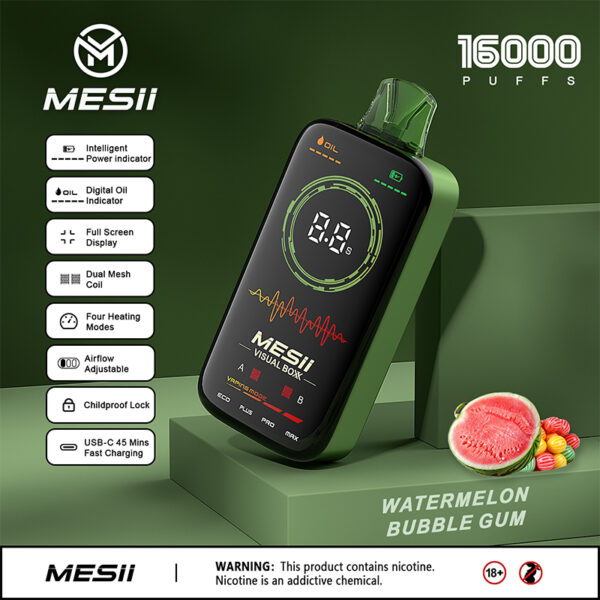 Comprar Vaper Chicle de Sandía | Mesii Visual Boxx 16K