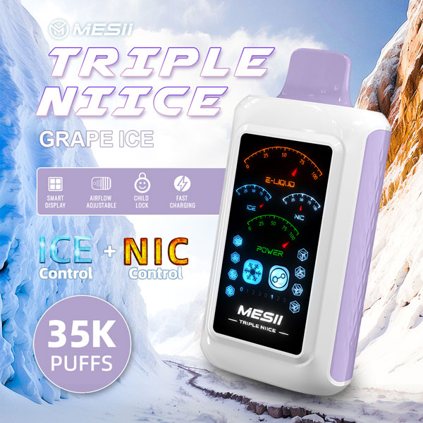 MESII Triple Nicotine Disposable Uva Helada Vape