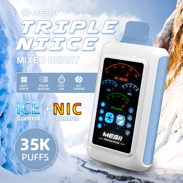 MESII Triple Nicotine Disposable Bayas Mixtas Vape