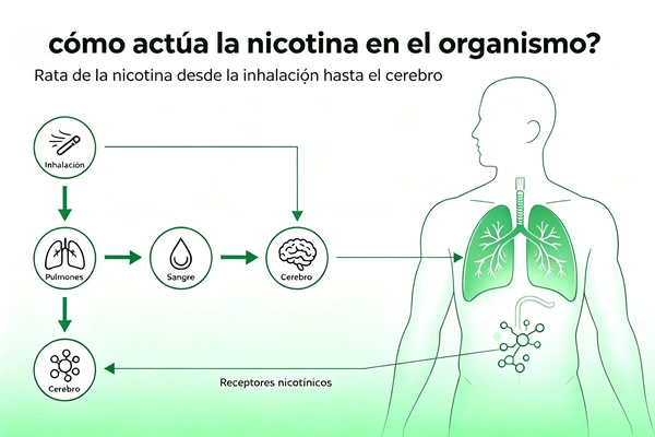 Cómo actúa la nicotina en el cerebro cómo actúa la nicotina en el cuerpo