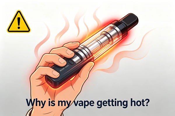 ¿Por qué mi vape se calienta? Disposable vape getting hot while vaping