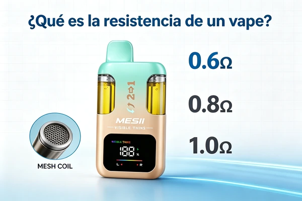 Qué es la resistencia de un vape y qué significan los ohmios