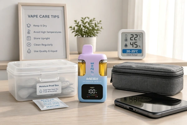 Cómo guardar un vape correctamente para conservarlo mejor