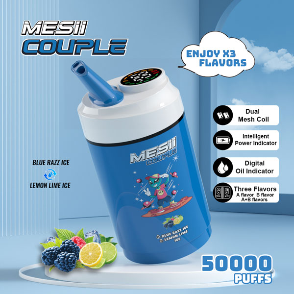 MESII Couple 50K - Blue Razz Ice & Lemon Lime