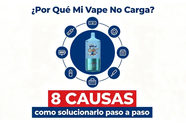 Mi vape no carga: causas comunes y soluciones para un vape recargable USB