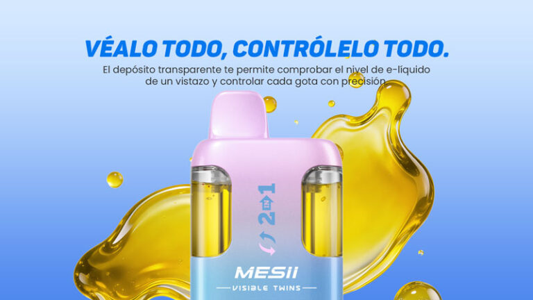 Depósito de vaper electrónico transparente